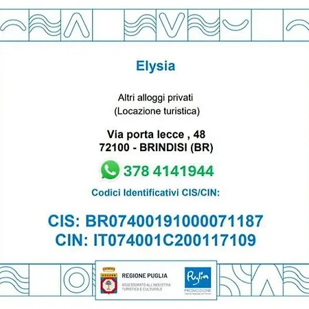 Elysia Luxury Con Jacuzzi - Centro בית נופש ברינדיזי